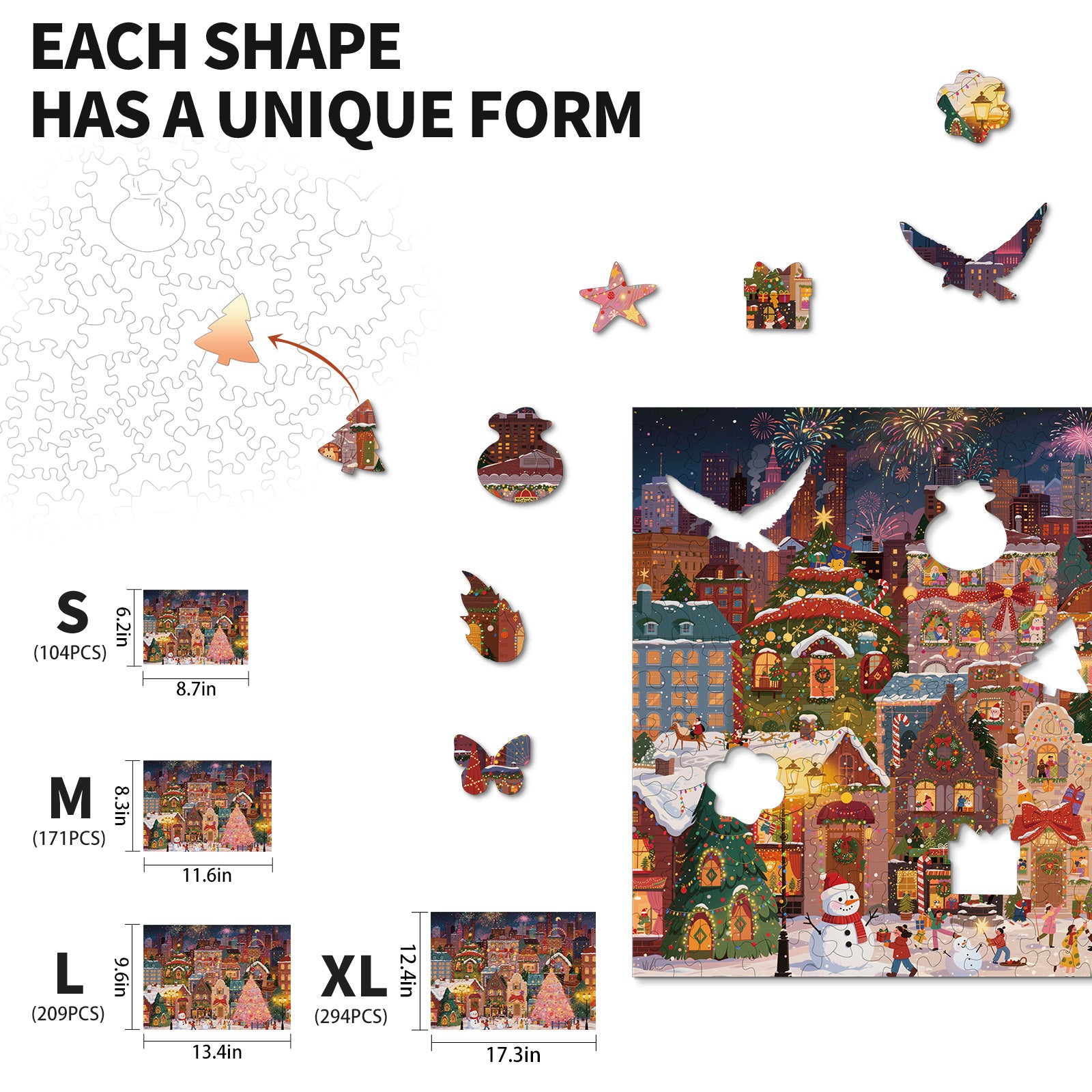 kaayee-wooden-christmas-fireworks-town-holzpuzzle-large image 3