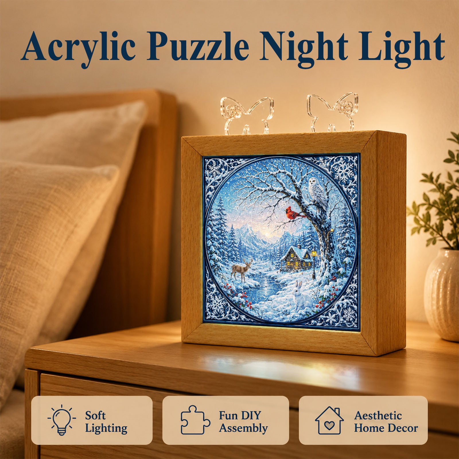 kaayee-winter-serenity-night-light-holzrahmen-acryl-winter image 6