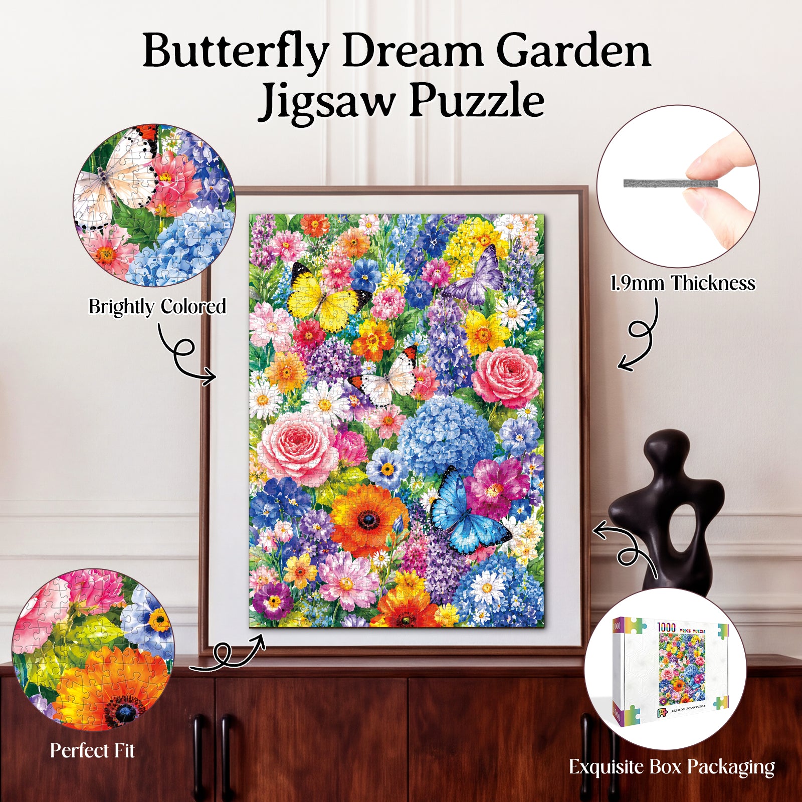kaayee-butterfly-dream-garden-puzzle-1000-teile-schmetterling image 3