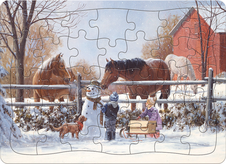 cobble-hill-chestnut-and-acorn-35-teile-rahmenpuzzle-winter image 1