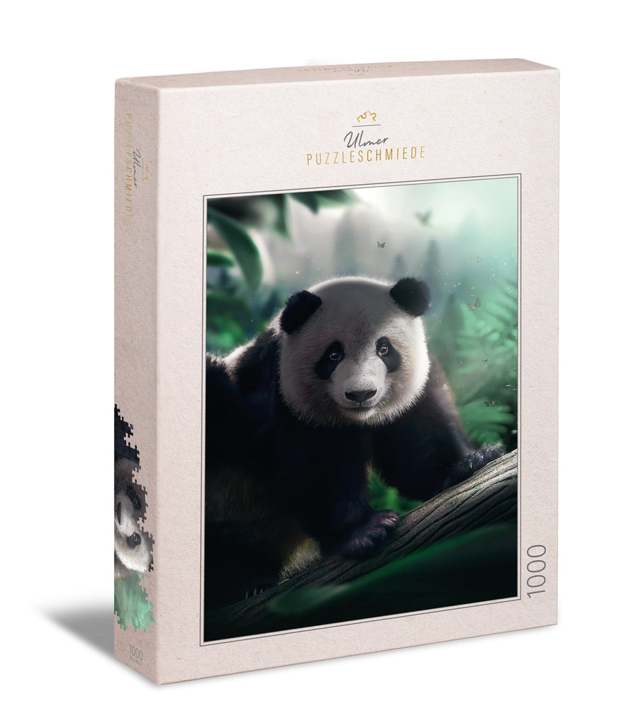 ulmer-puzzleschmiede-puzzle-1000-teile-panda-bambuswald image 1