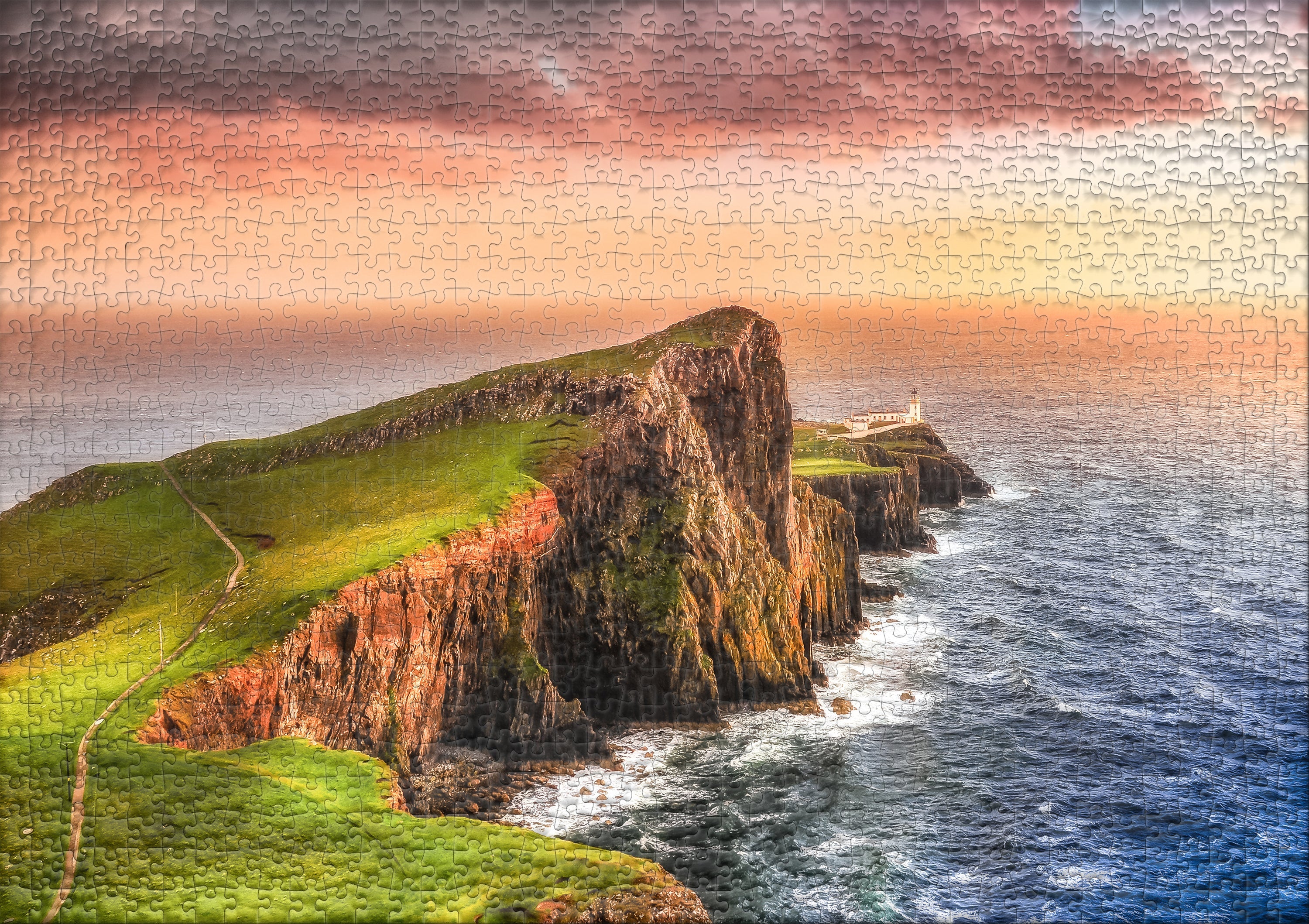 ulmer-puzzleschmiede-puzzle-1000-teile-skye-leuchtturm-schottland image 2