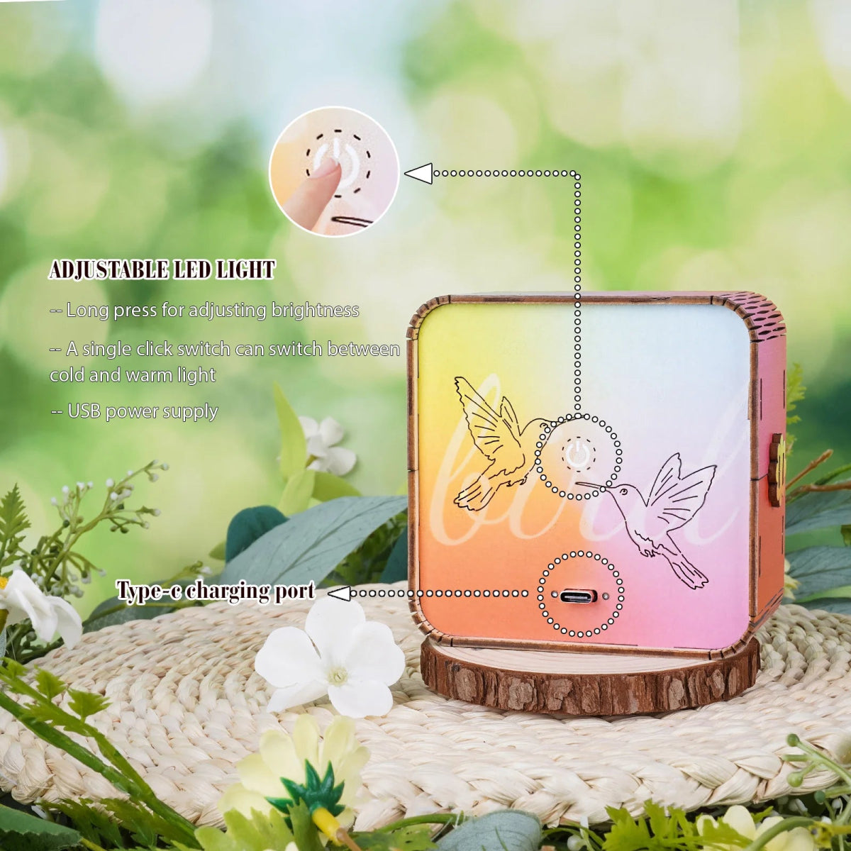 kaayee-night-light-flower-fairy-holz-nachtlicht-3d-puzzle image 4
