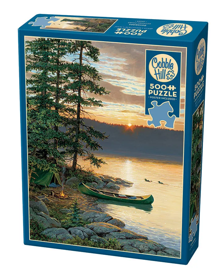 cobble-hill-500-canoe-lake-puzzle-500-teile-landschaft image 1
