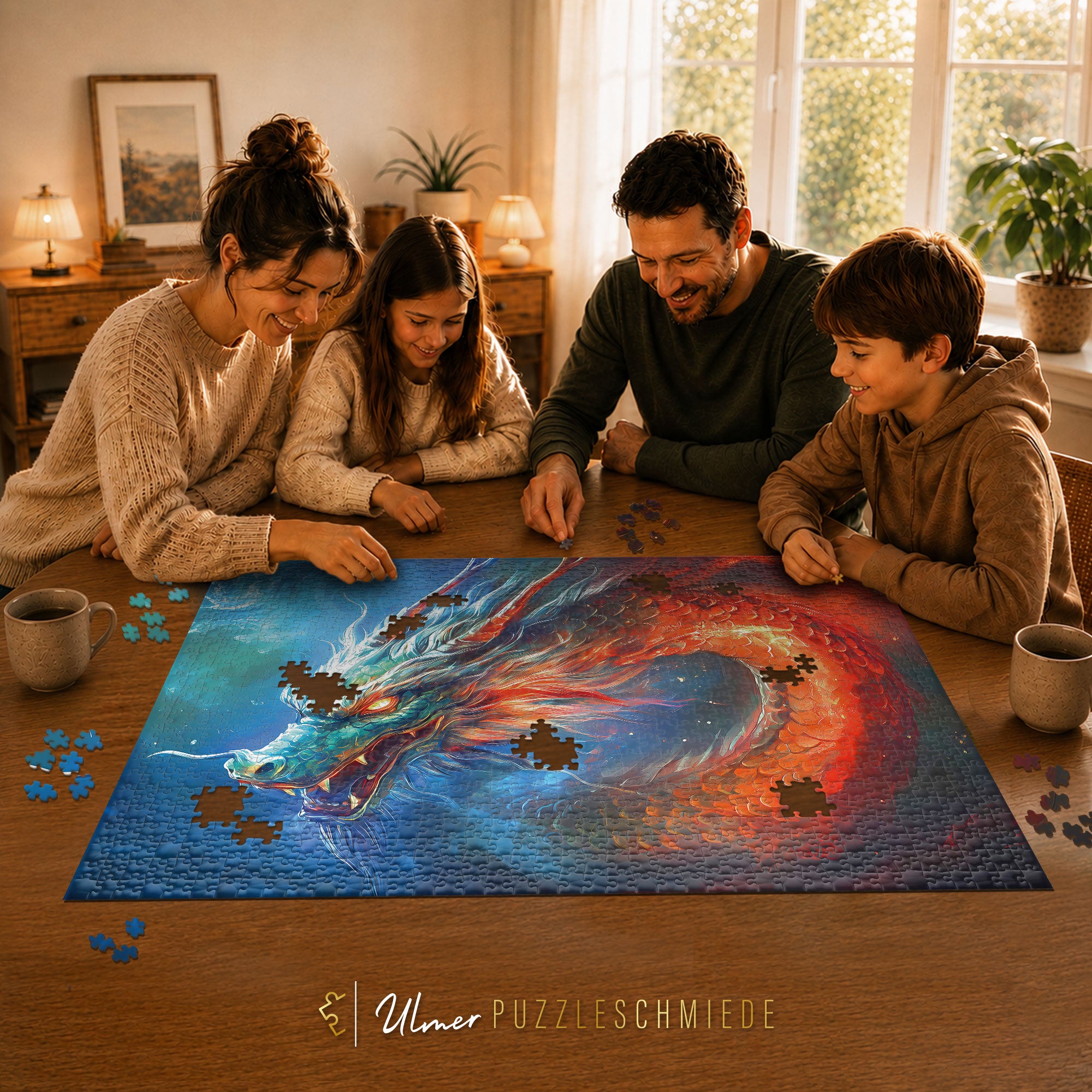 ulmer-puzzleschmiede-drachenfeuer-puzzle-2000-teile-drache image 4