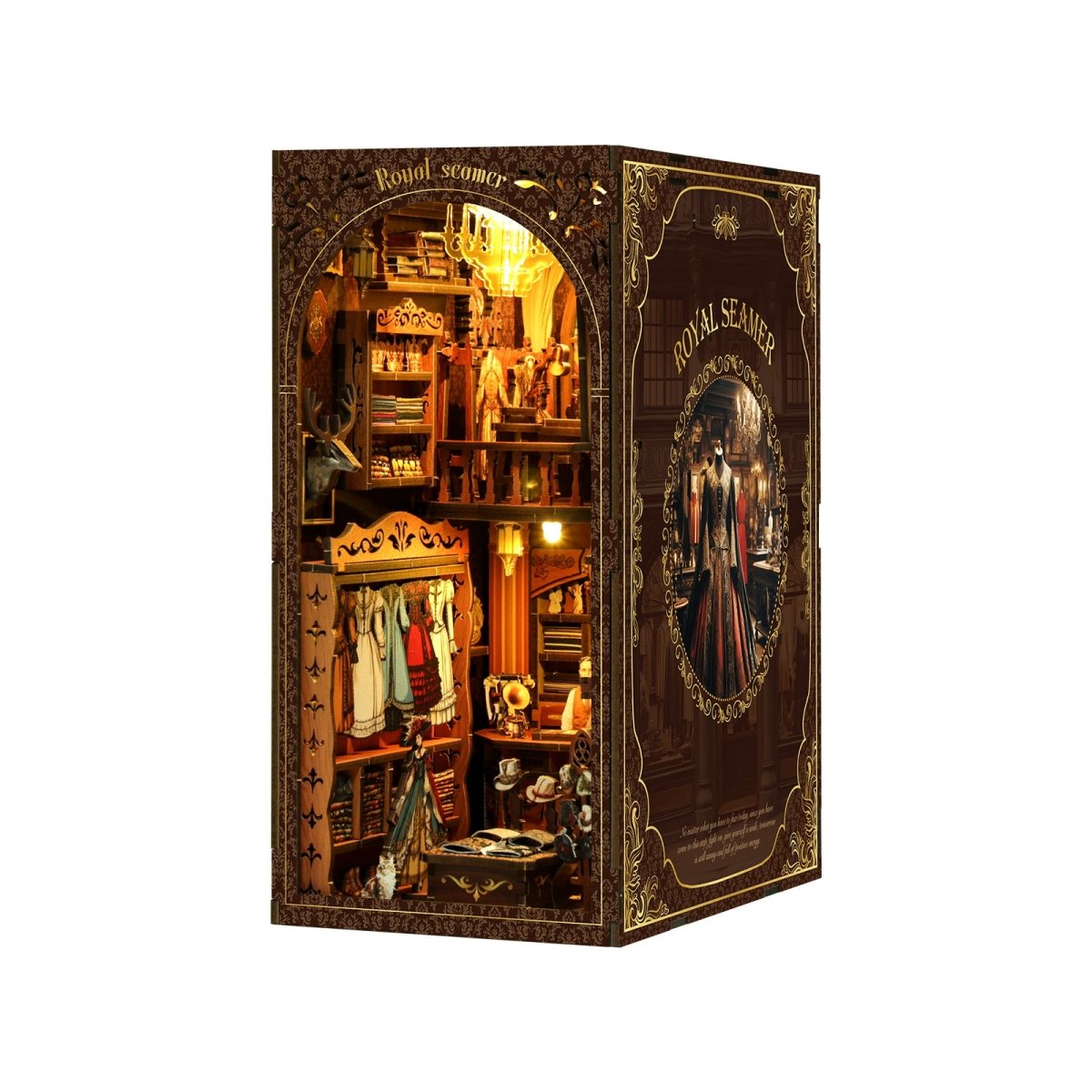 kaayee-royal-tailoring-shop-book-nook-kit-mini-schneiderei image 3