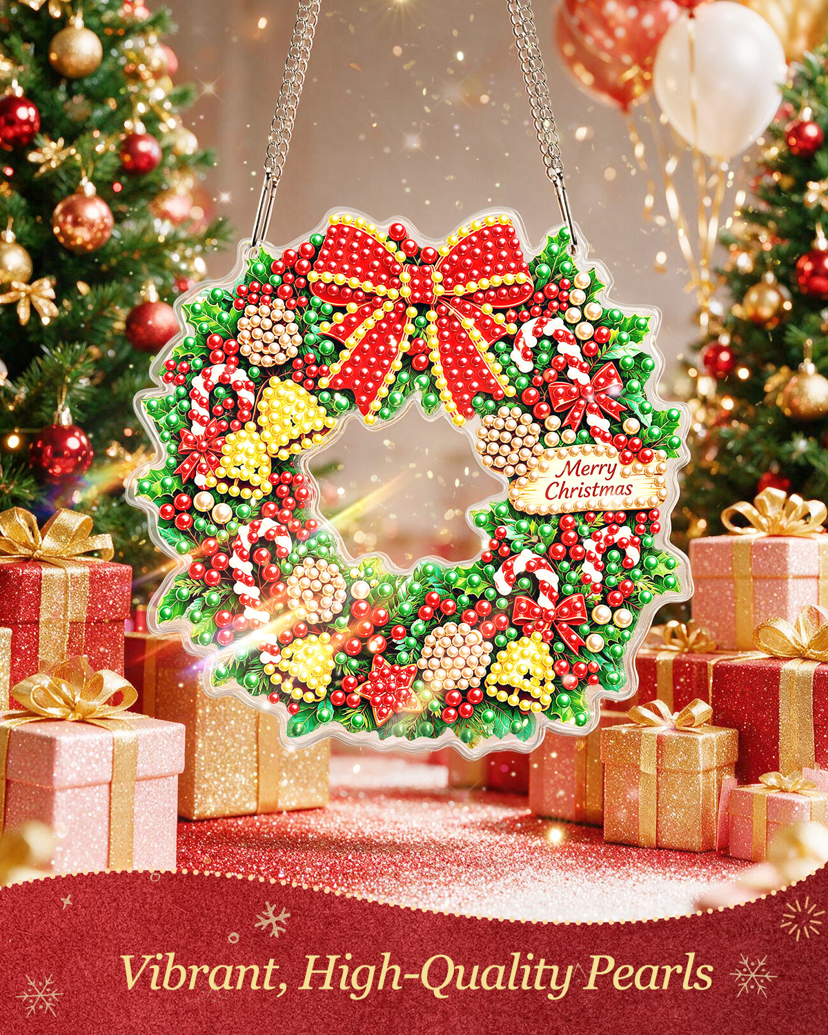 kaayee-suncatcher-christmas-wreath-bastelset-20-cm-kranz image 7