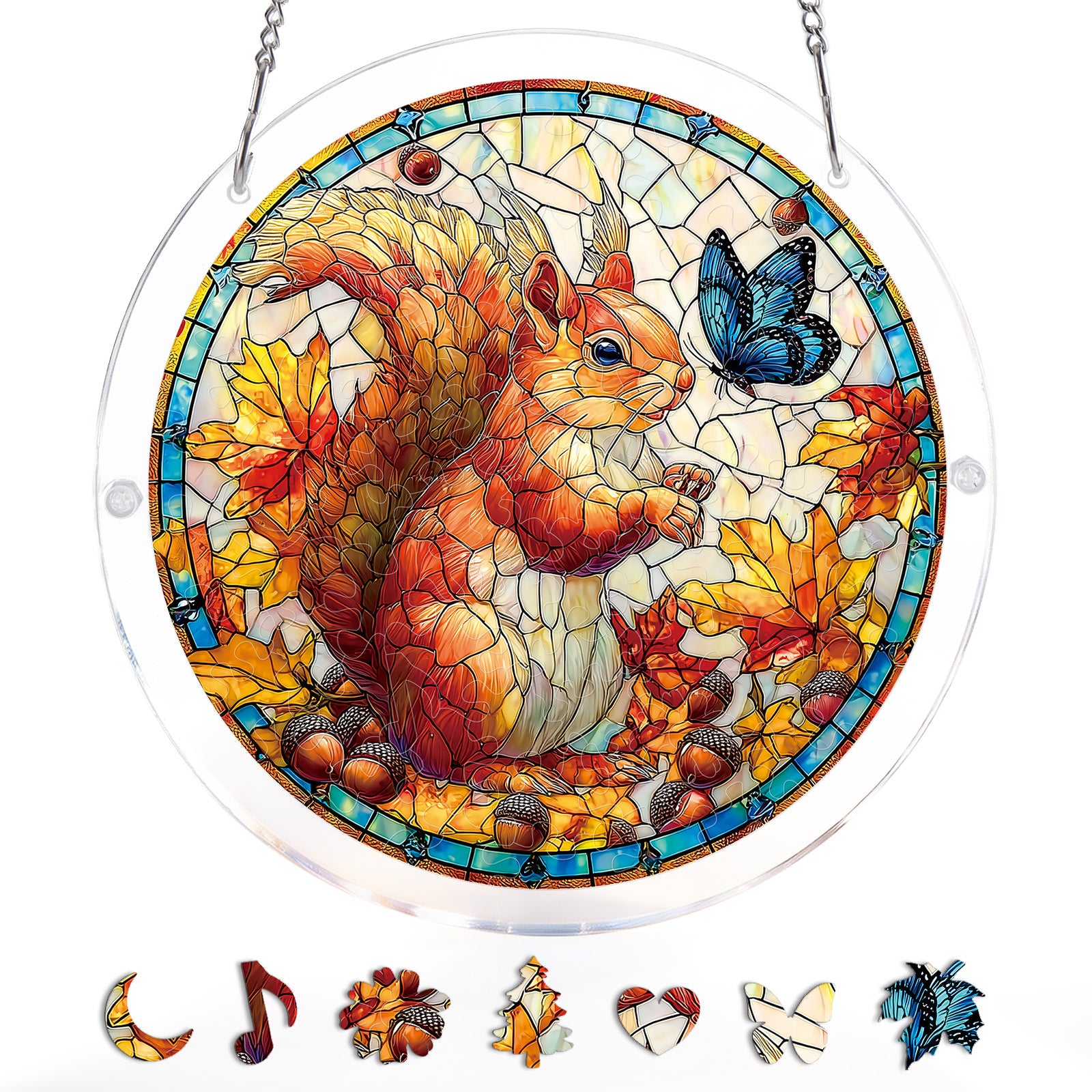 kaayee-acorn-squirrel-suncatcher-fensterbild-small-acryl image 3