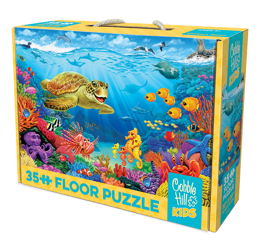 cobble-hill-floor-puzzles-ocean-reef-bodenpuzzle-35-teile-meer image 3