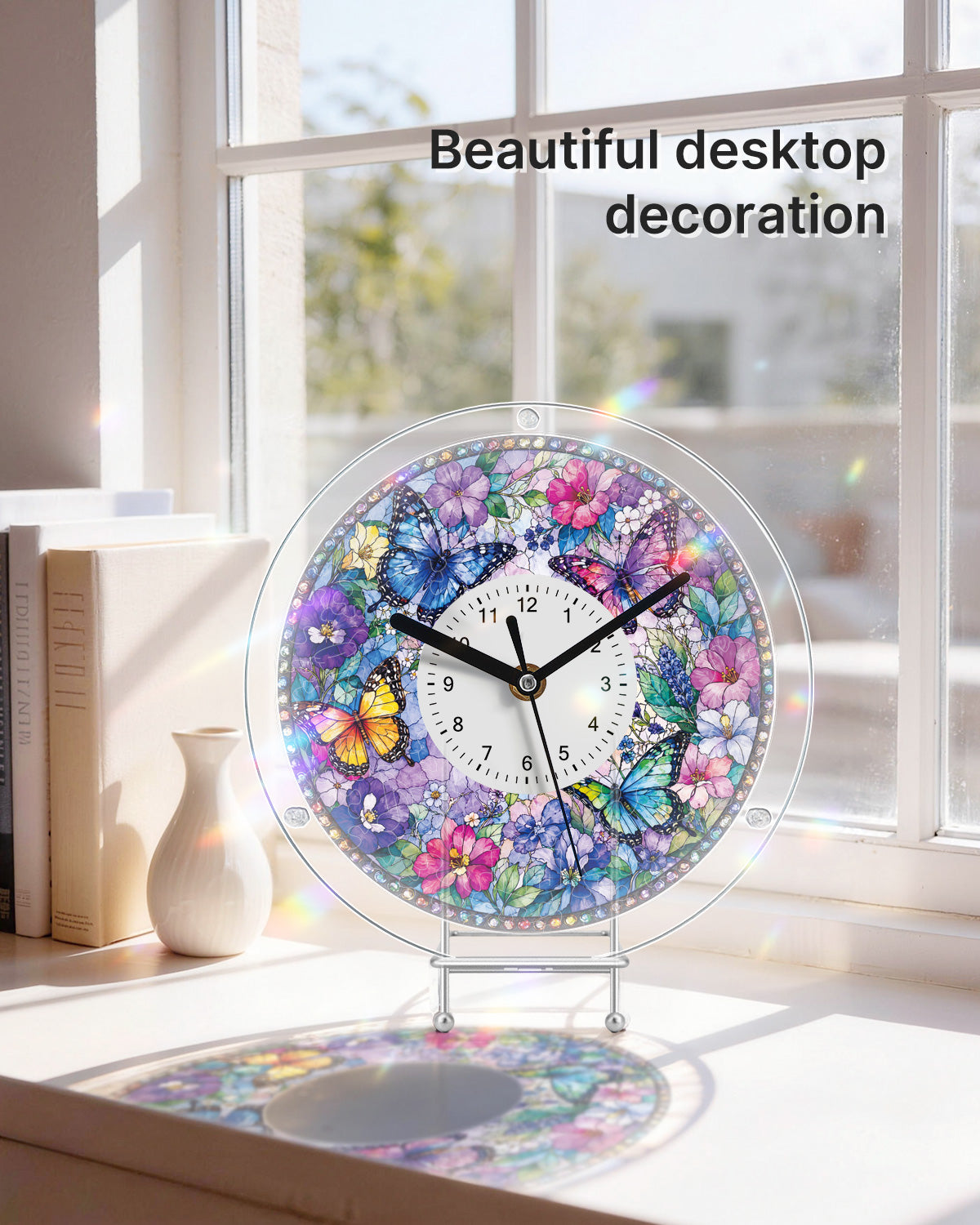 kaayee-clock-kit-butterfly-blossom-garden-puzzle-uhr-regular-acryl image 5