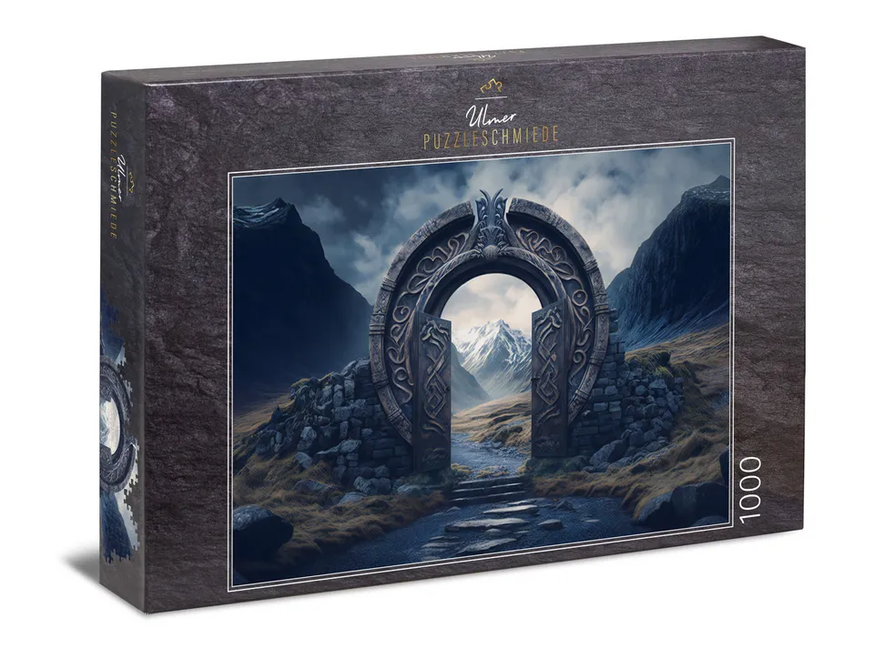 ulmer-puzzleschmiede-puzzle-1000-teile-tor-nach-valhalla-wikinger-2 image 1