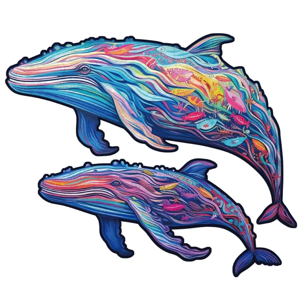 kaayee-wooden-puzzle-parent-child-whale-holzpuzzle-medium-wale image 1