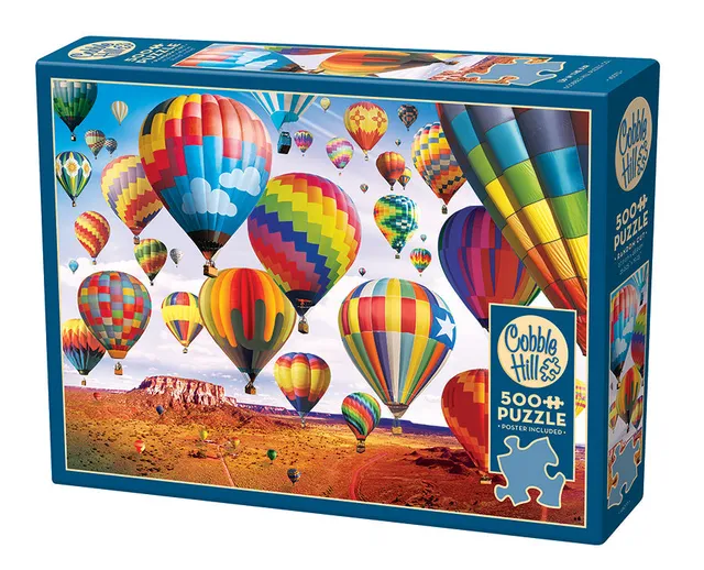 cobble-hill-500-teile-up-in-the-air-puzzle-hei-luftballons image 1