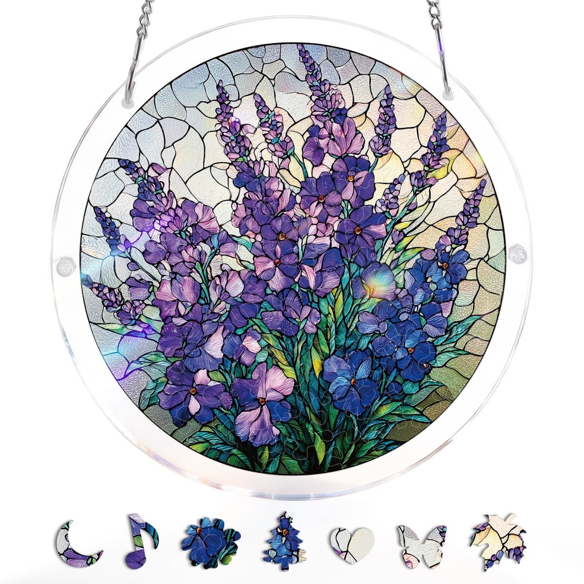 kaayee-suncatcher-puzzle-violet-garden-grace-puzzle-small-acryl image 3