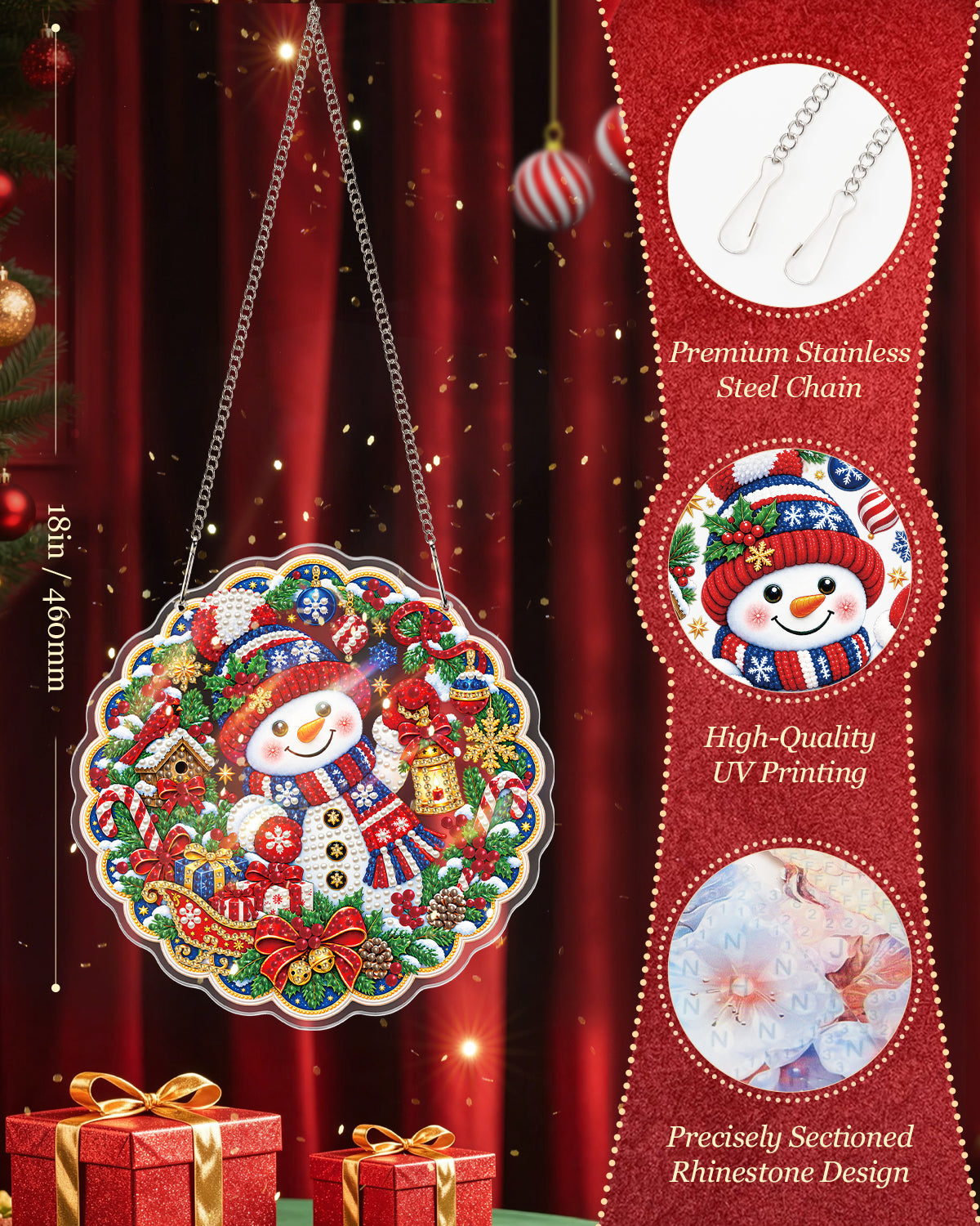 kaayee-suncatcher-puzzle-snowman-wonderland-fensterbild-20-cm image 3
