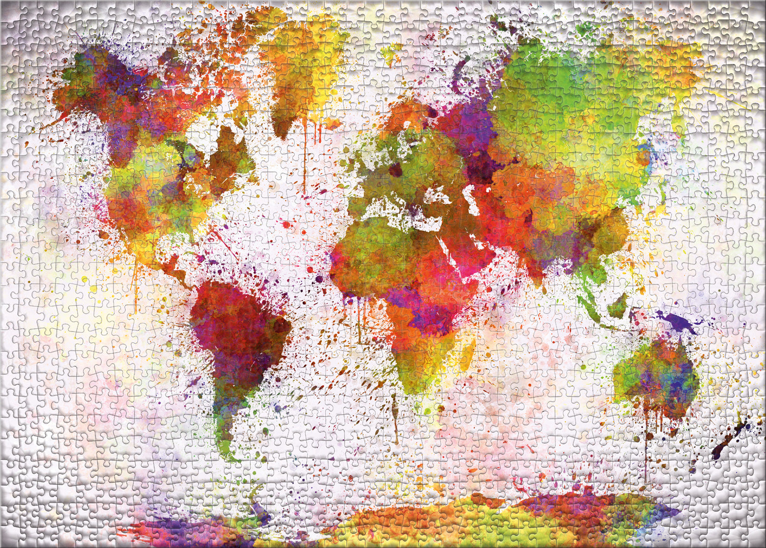 ulmer-puzzleschmiede-bunte-welt-puzzle-2000-teile-weltkarte image 2