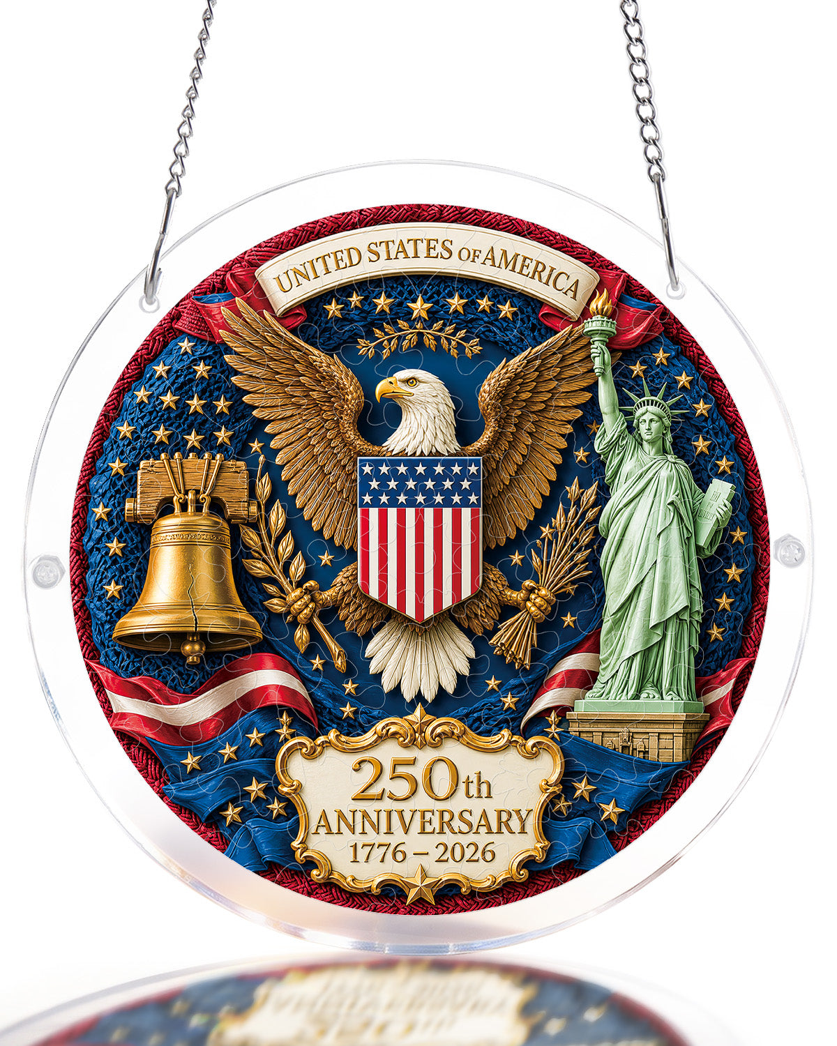 kaayee-suncatcher-puzzle-glory-of-america-fensterbild-20-8-cm image 1