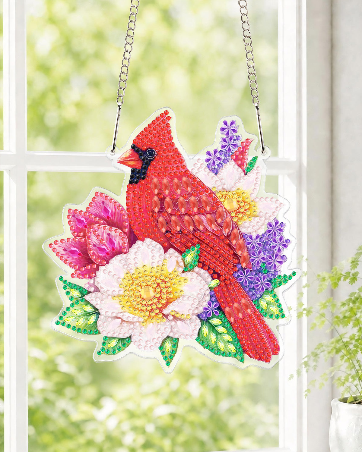 kaayee-cardinal-garden-suncatcher-diamond-art-bastelset-rot image 2