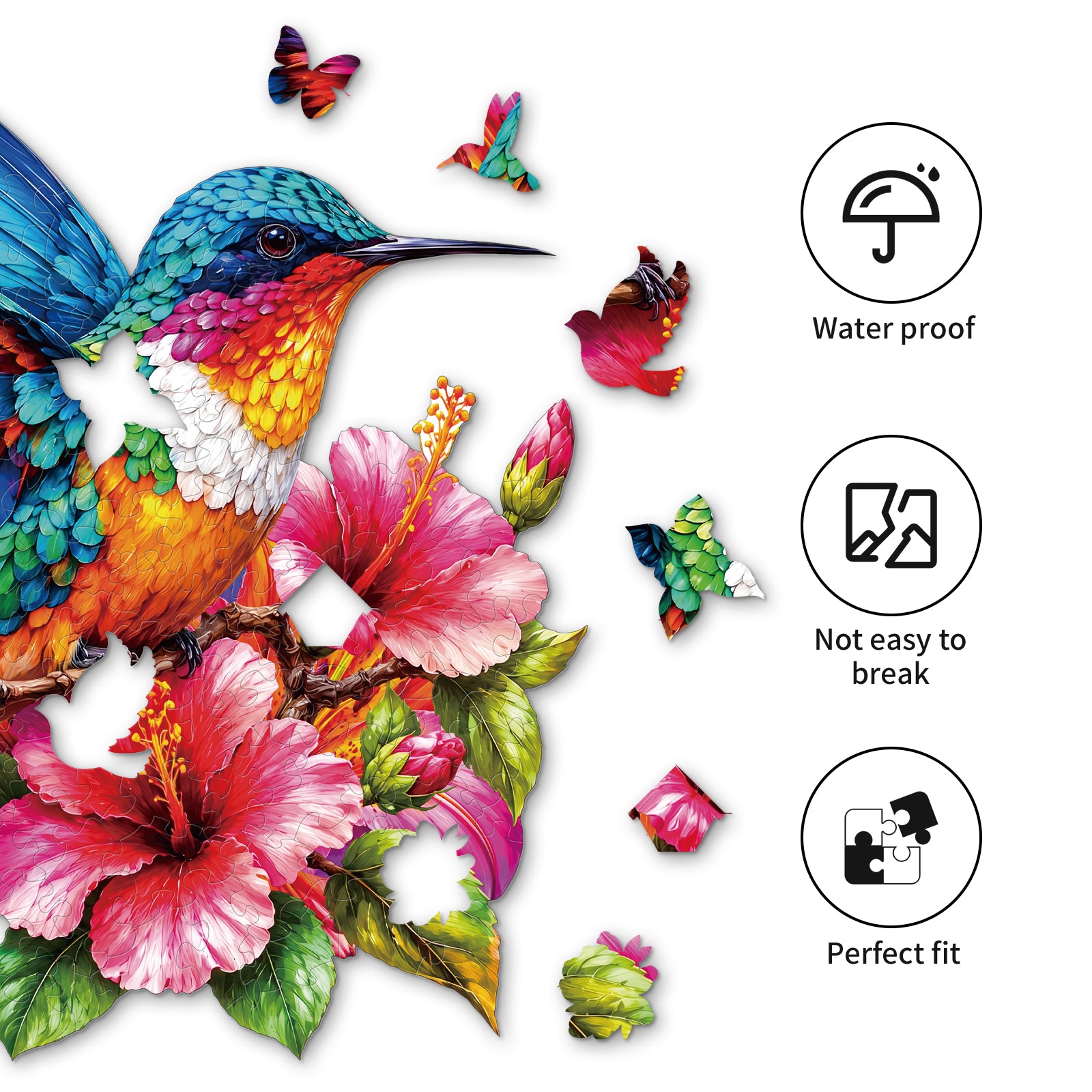 kaayee-rainbow-hummingbird-garden-holzpuzzle-medium image 2