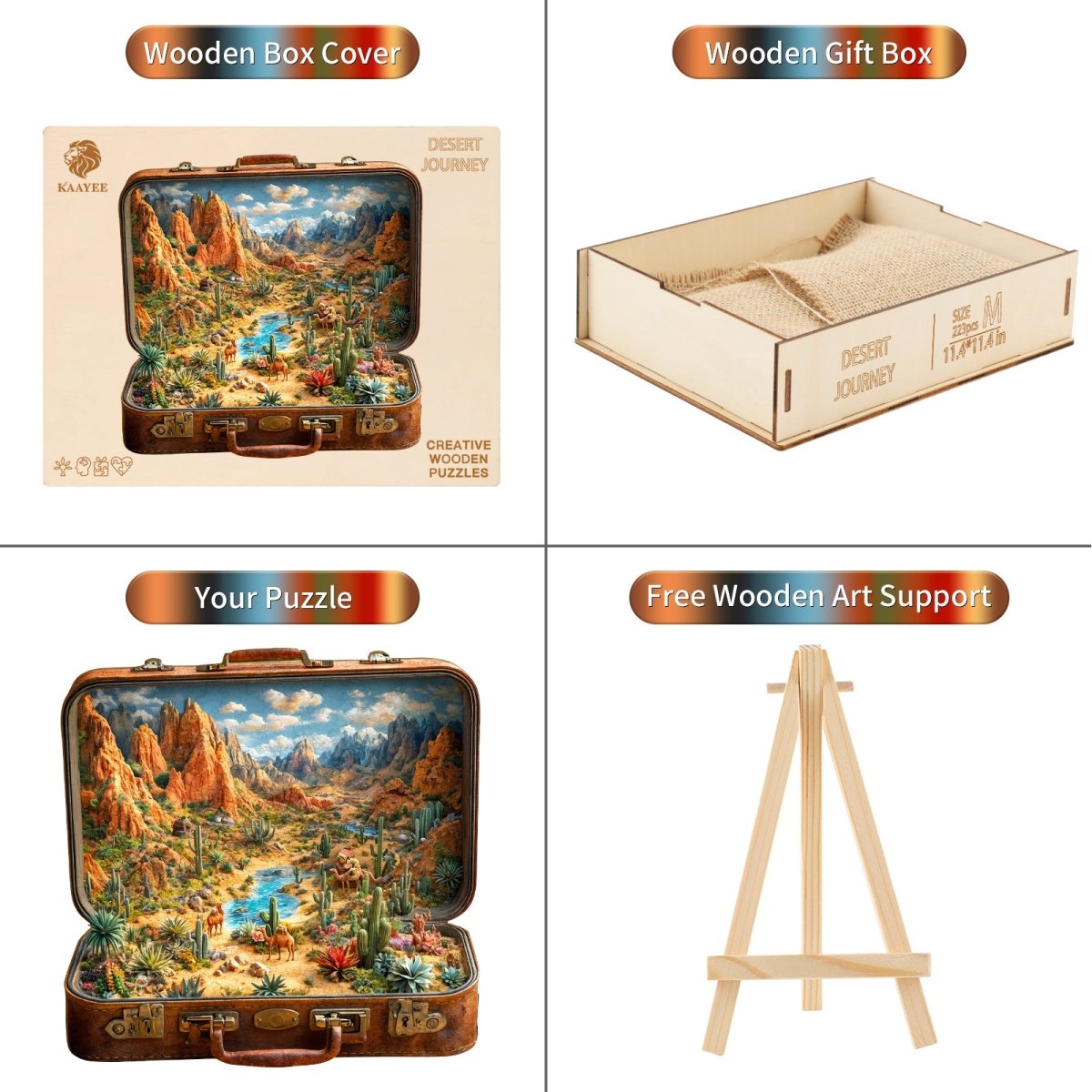 kaayee-desert-journey-holzpuzzle-mittel-w-sten-motiv image 3