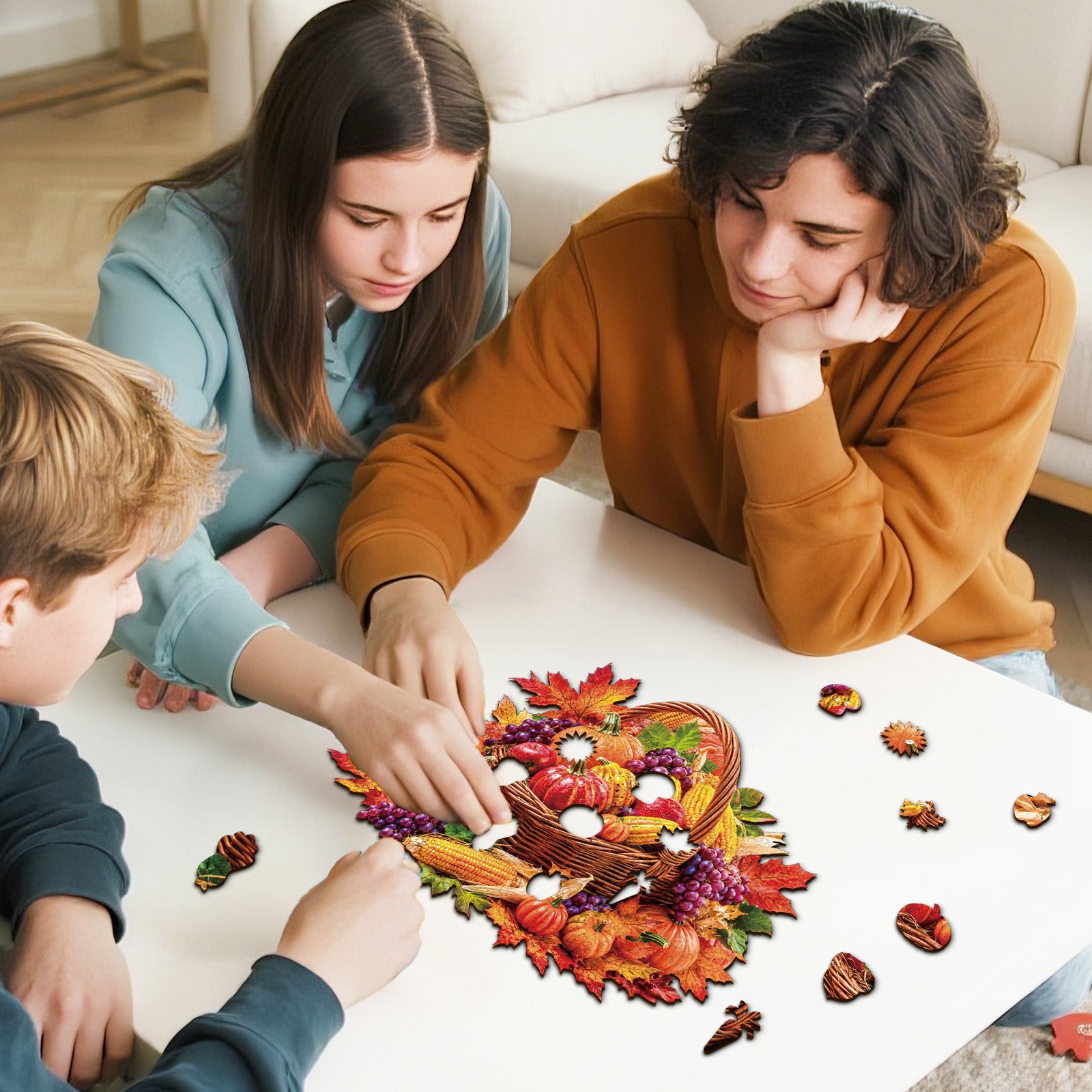 kaayee-wooden-puzzle-golden-harvest-basket-holzpuzzle-m image 7