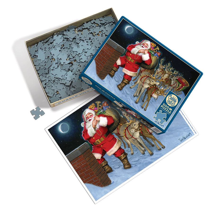 cobble-hill-500-piece-up-on-the-rooftop-puzzle-500-teile-weihnachten image 3