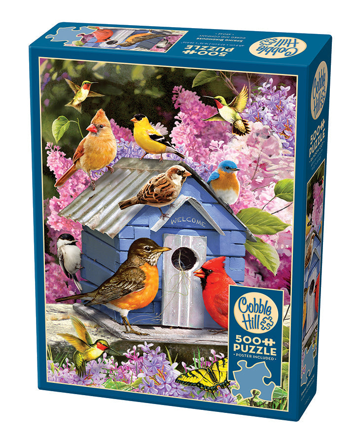 cobble-hill-500-piece-spring-birdhouse-puzzle-500-teile-v-gel image 1