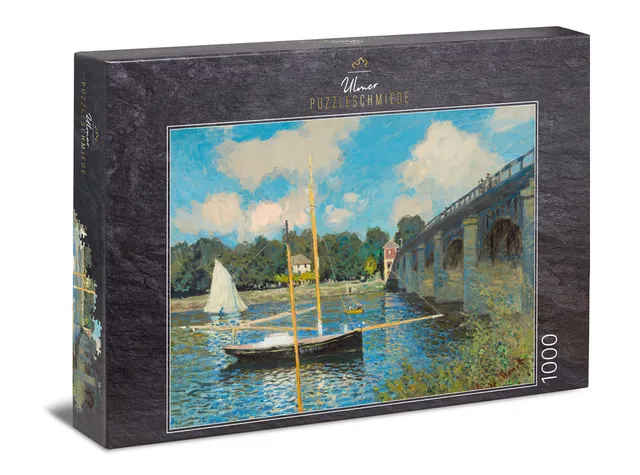 ulmer-puzzleschmiede-monet-puzzle-1000-teile-br-cke-argenteuil image 1