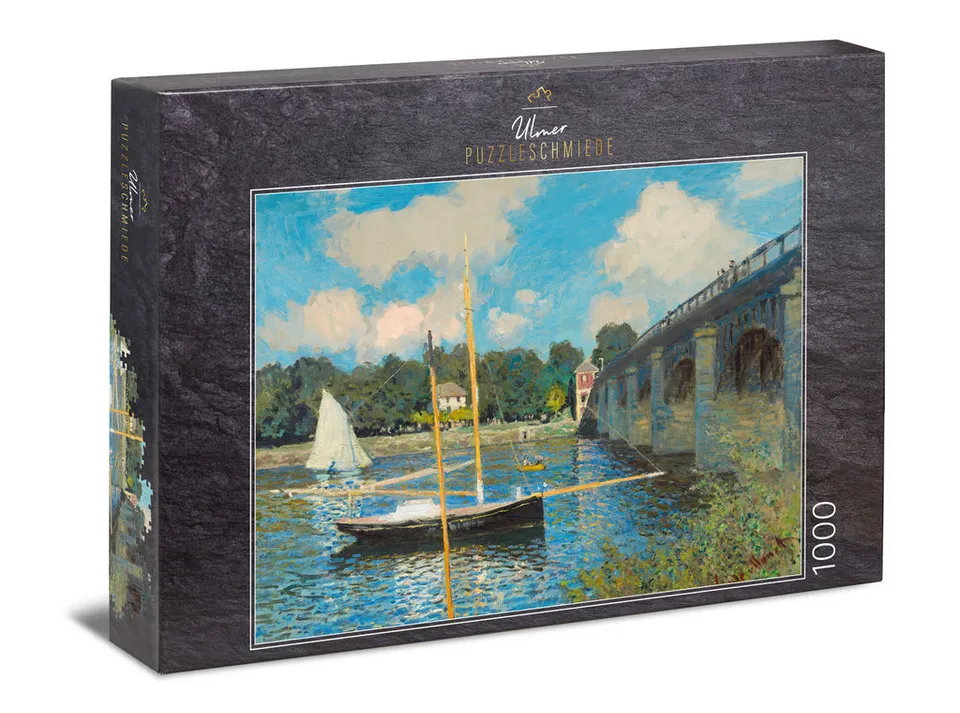 ulmer-puzzleschmiede-monet-puzzle-1000-teile-br-cke-argenteuil image 1