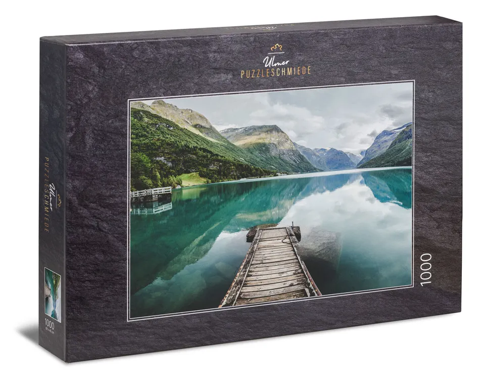 ulmer-puzzleschmiede-stilles-norwegen-puzzle-1000-teile-seemotiv image 1
