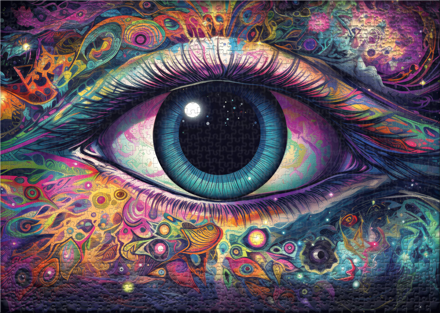 ulmer-puzzleschmiede-spiegel-der-seele-puzzle-1000-teile-auge-2 image 2