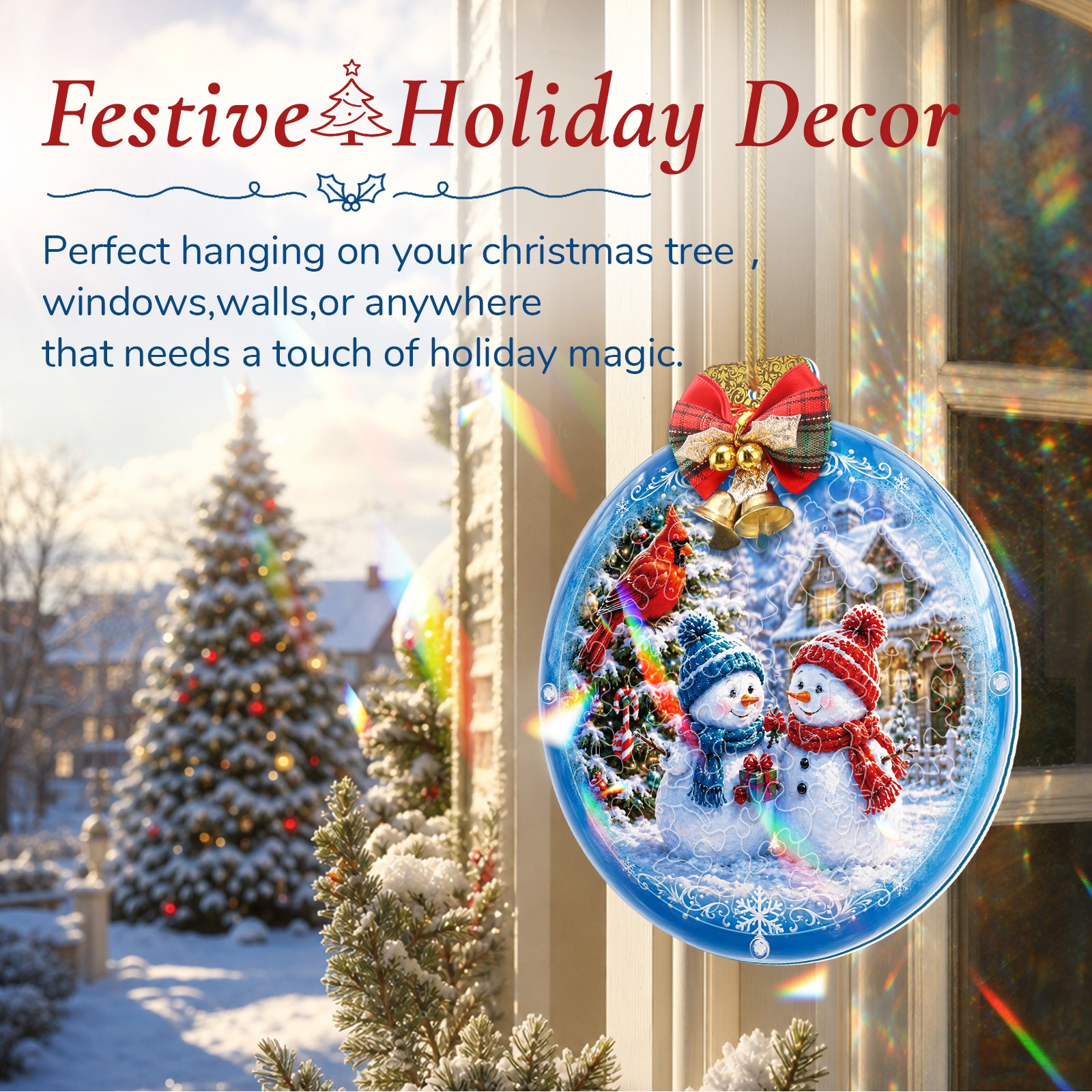 kaayee-snowman-christmas-suncatcher-puzzle-mini-15-cm image 3