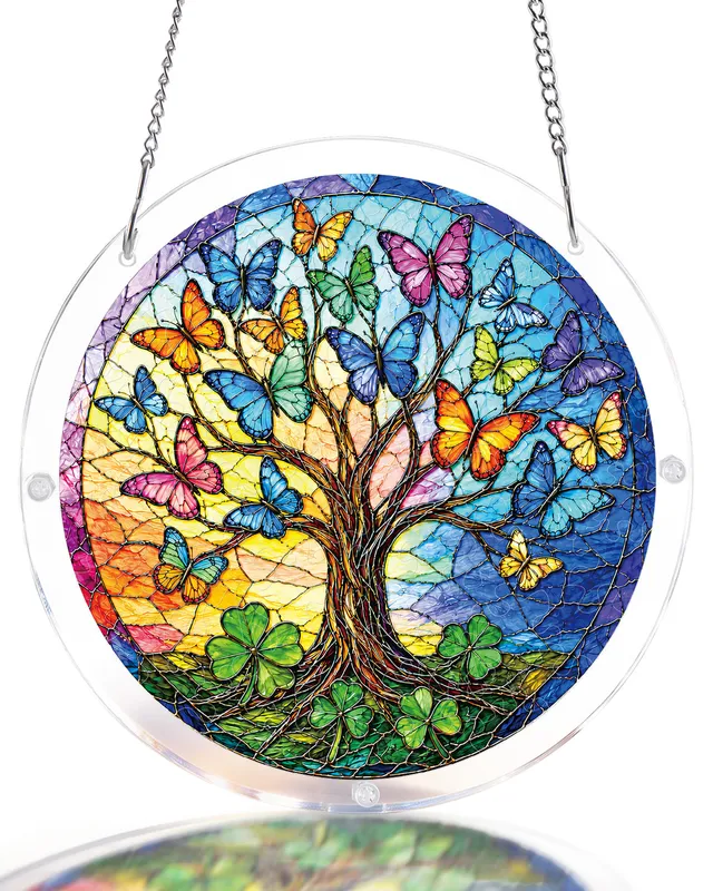 kaayee-suncatcher-puzzle-butterfly-dream-tree-acrylbild-m-20-8-cm image 1