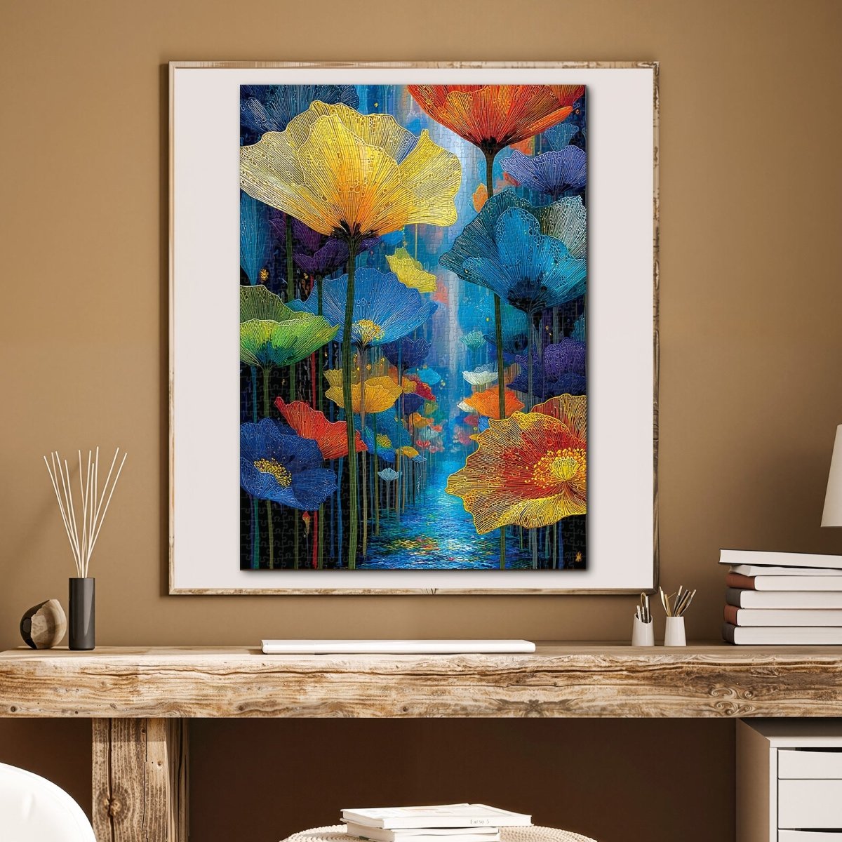 kaayee-cardboard-puzzle-floral-dreamscape-1000-teile-standard image 5