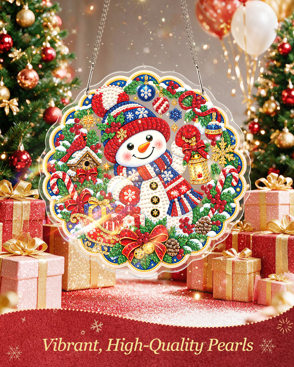 kaayee-suncatcher-puzzle-snowman-wonderland-fensterbild-20-cm image 7