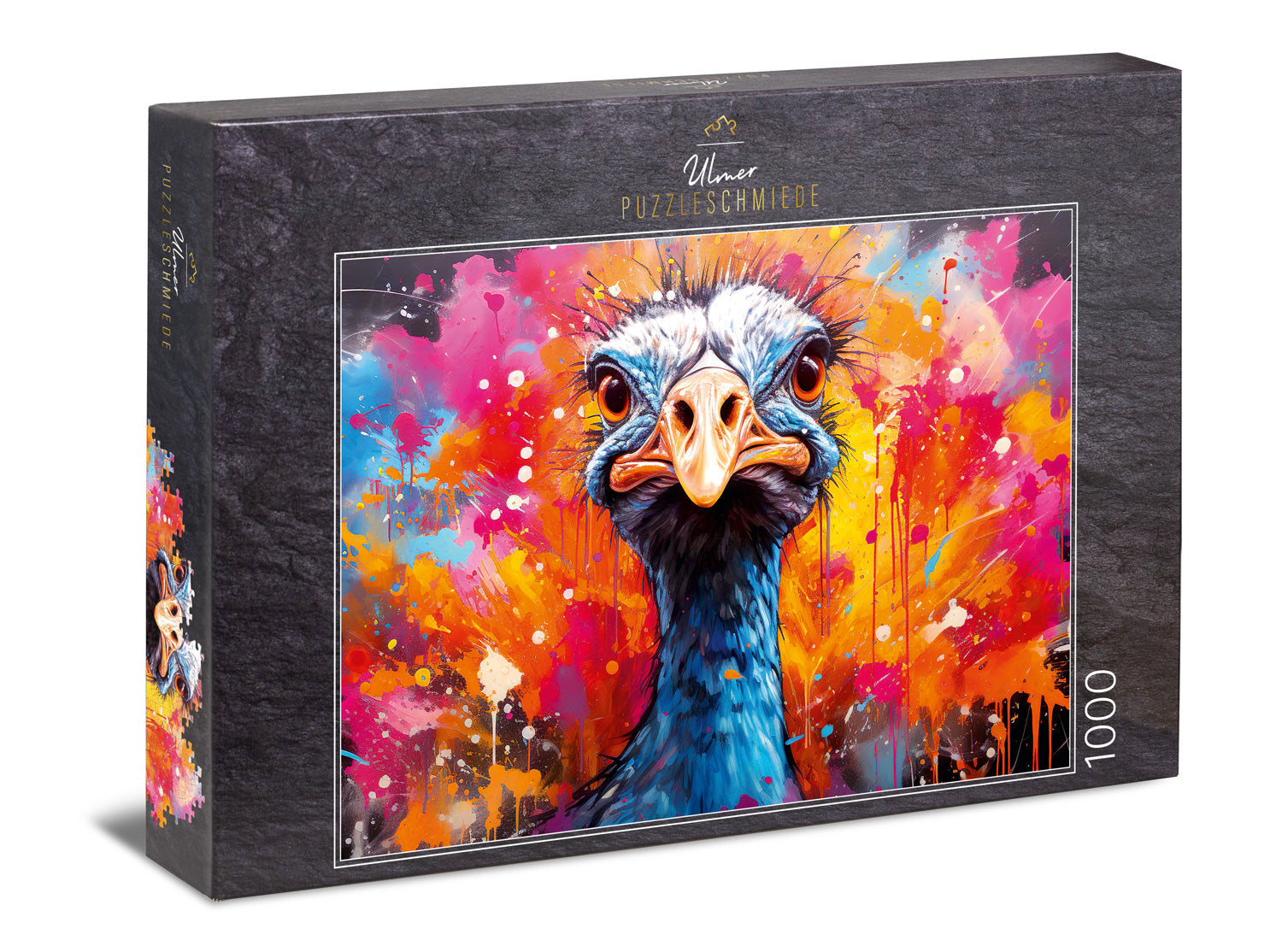 ulmer-puzzleschmiede-puzzle-1000-teile-bitte-l-cheln-strau image 1