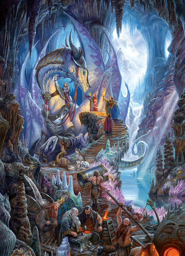 cobble-hill-1000-piece-puzzle-dragonforge-1000-teile-fantasy image 2