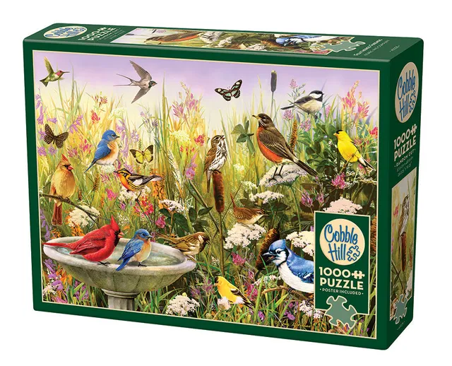 cobble-hill-1000-piece-puzzle-feathered-friends-1000-teile-v-gel image 1