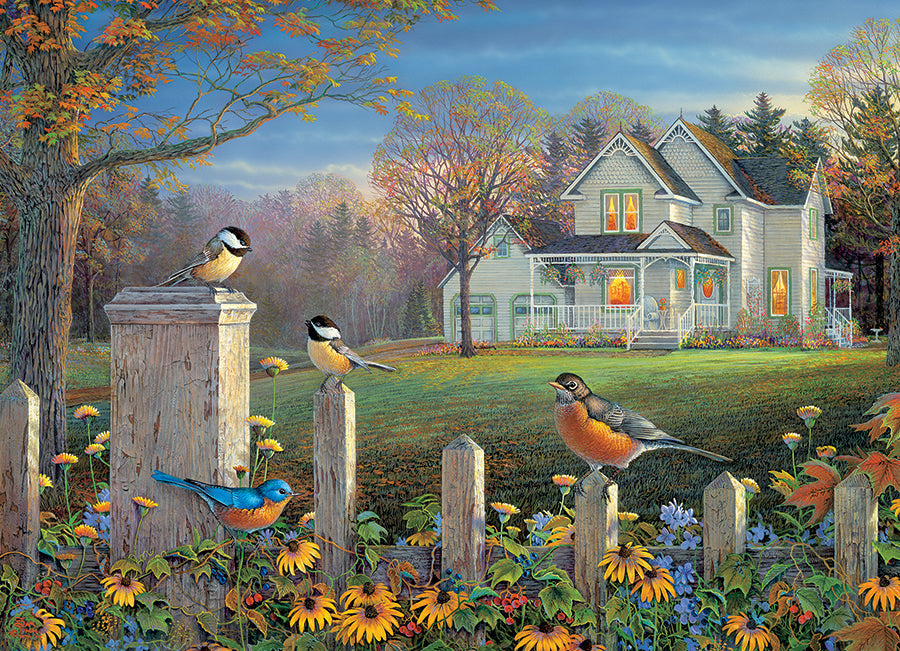 cobble-hill-1000-piece-evening-birds-puzzle-1000-teile-v-gel image 2