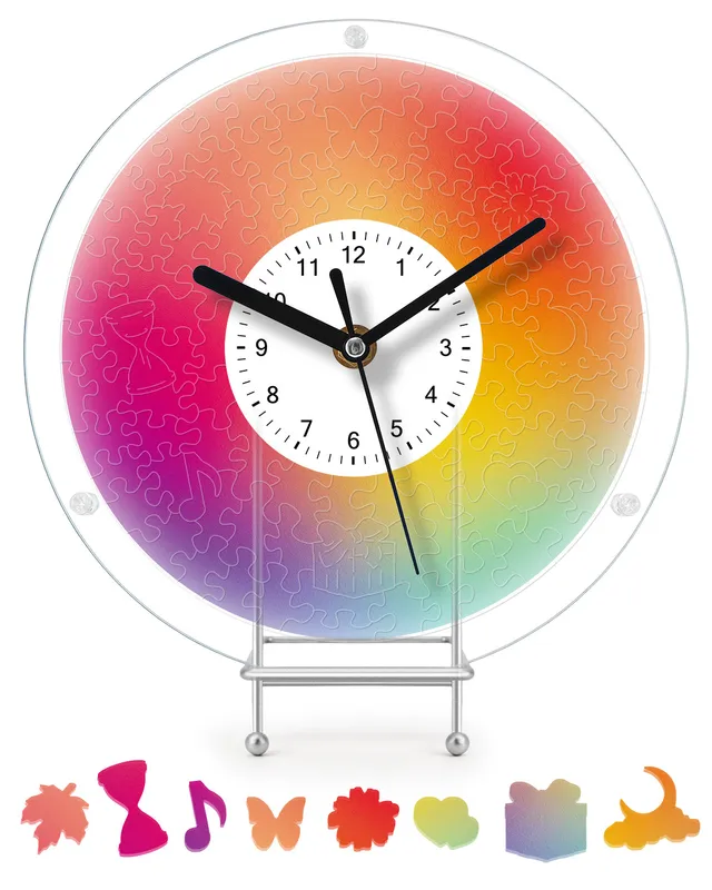 kaayee-clock-kit-diffuse-color-acryluhr-regular-puzzle image 1