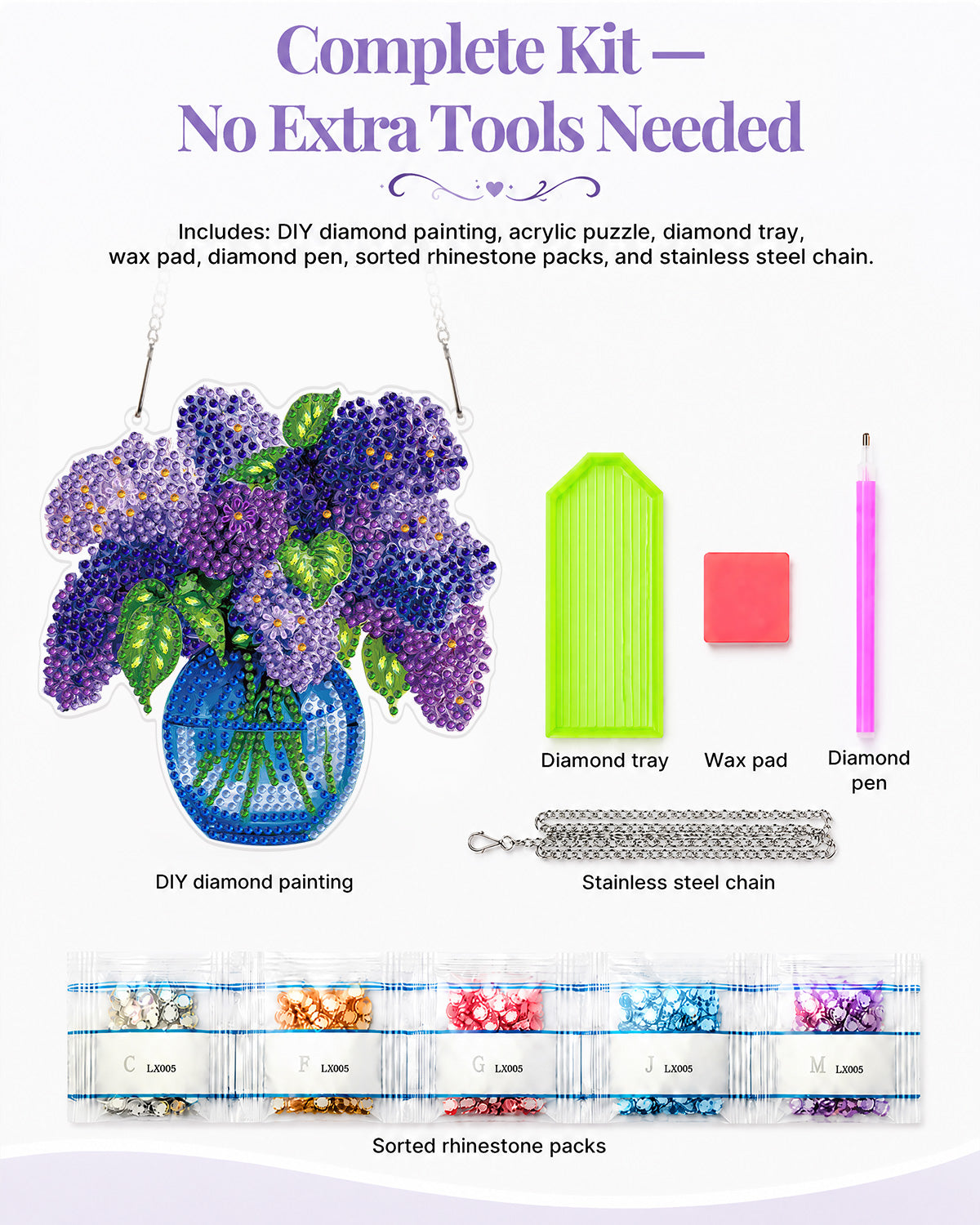 kaayee-lilacs-in-blue-vase-diamond-art-suncatcher-bastelset image 5