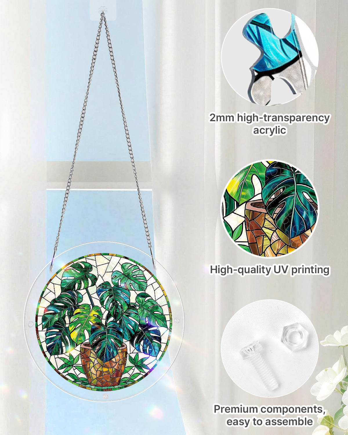 kaayee-suncatcher-monstera-fensterbild-medium-acryl image 4