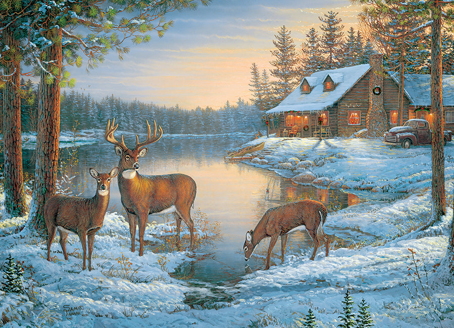 cobble-hill-1000-piece-a-quiet-place-puzzle-1000-teile-winter image 2