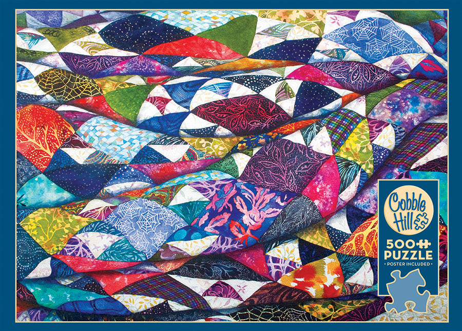 cobble-hill-500-piece-portrait-of-a-quilt-puzzle-patchwork image 3