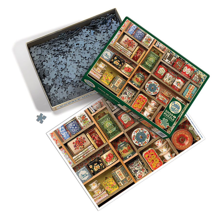 cobble-hill-1000-piece-vintage-tins-puzzle-1000-teile-retro image 3