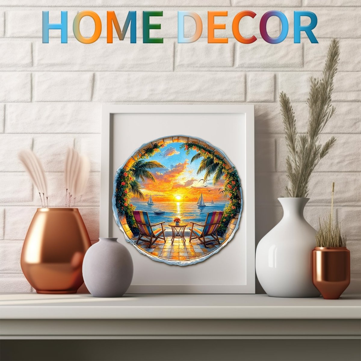 kaayee-ocean-sunset-holzpuzzle-rund-medium-ozean image 8