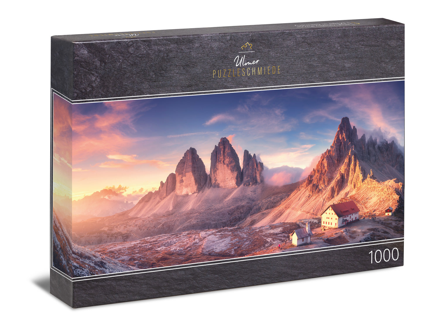 ulmer-puzzleschmiede-puzzle-1000-teile-abendhimmel-panorama-berge image 1
