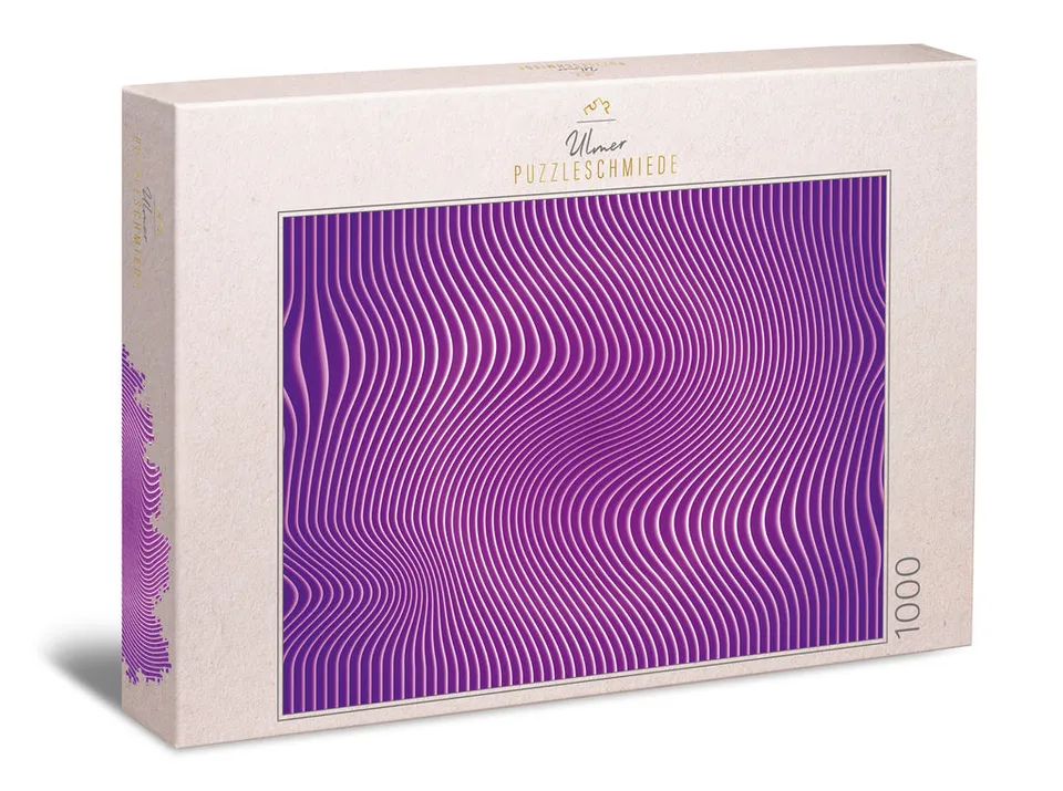 ulmer-puzzleschmiede-1000-teile-impossible-puzzle-nervenstrang-lila image 1