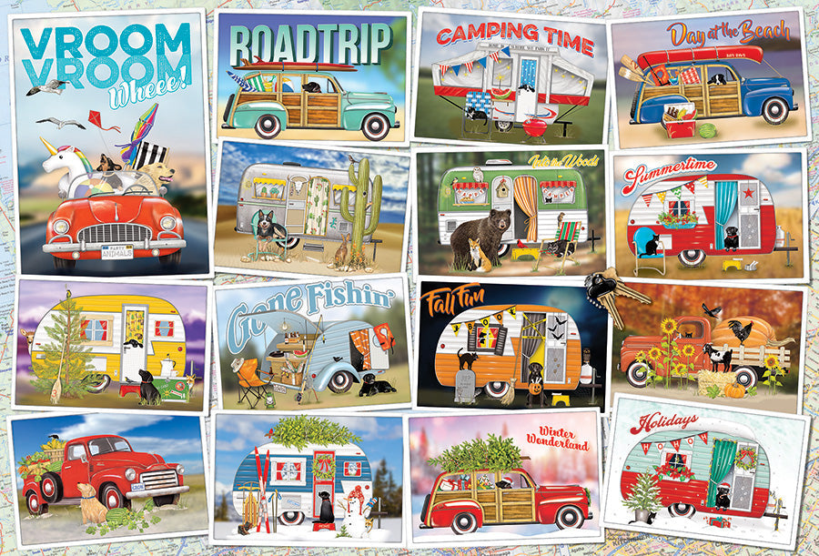 cobble-hill-2000-piece-vroom-vroom-puzzle-2000-teile image 2