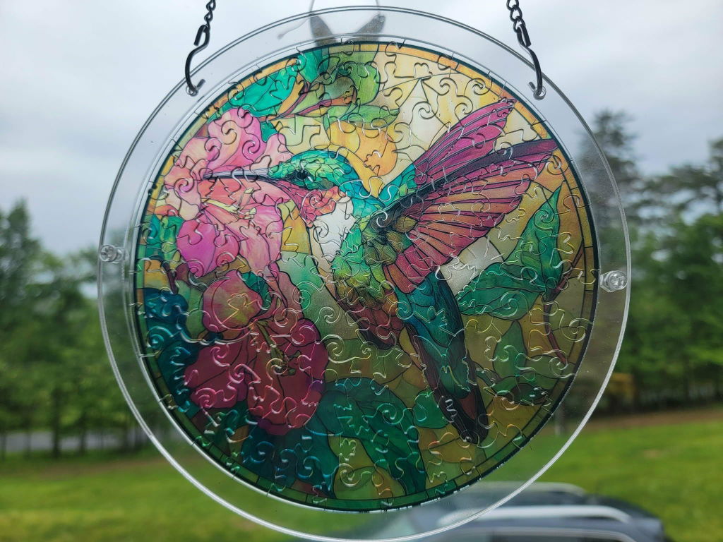 Leuchtet am Fenster